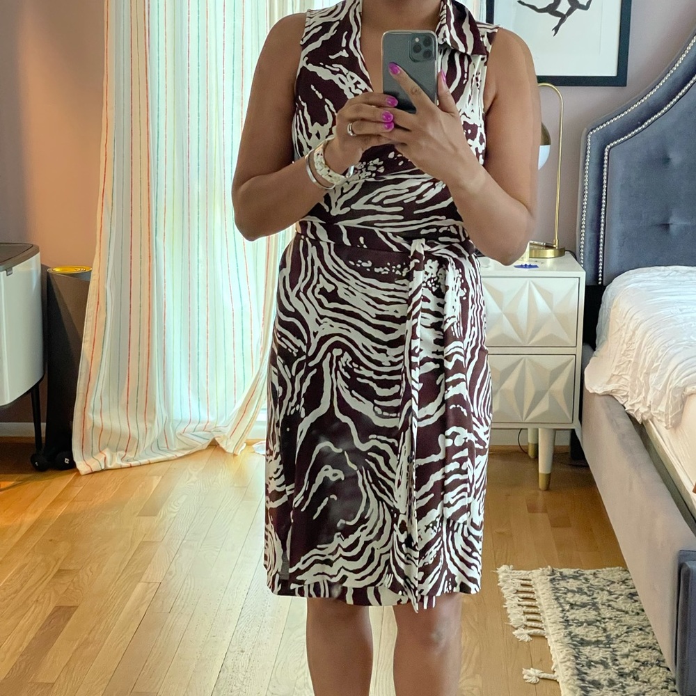 Vintage DVF wrap dress in 100% silk